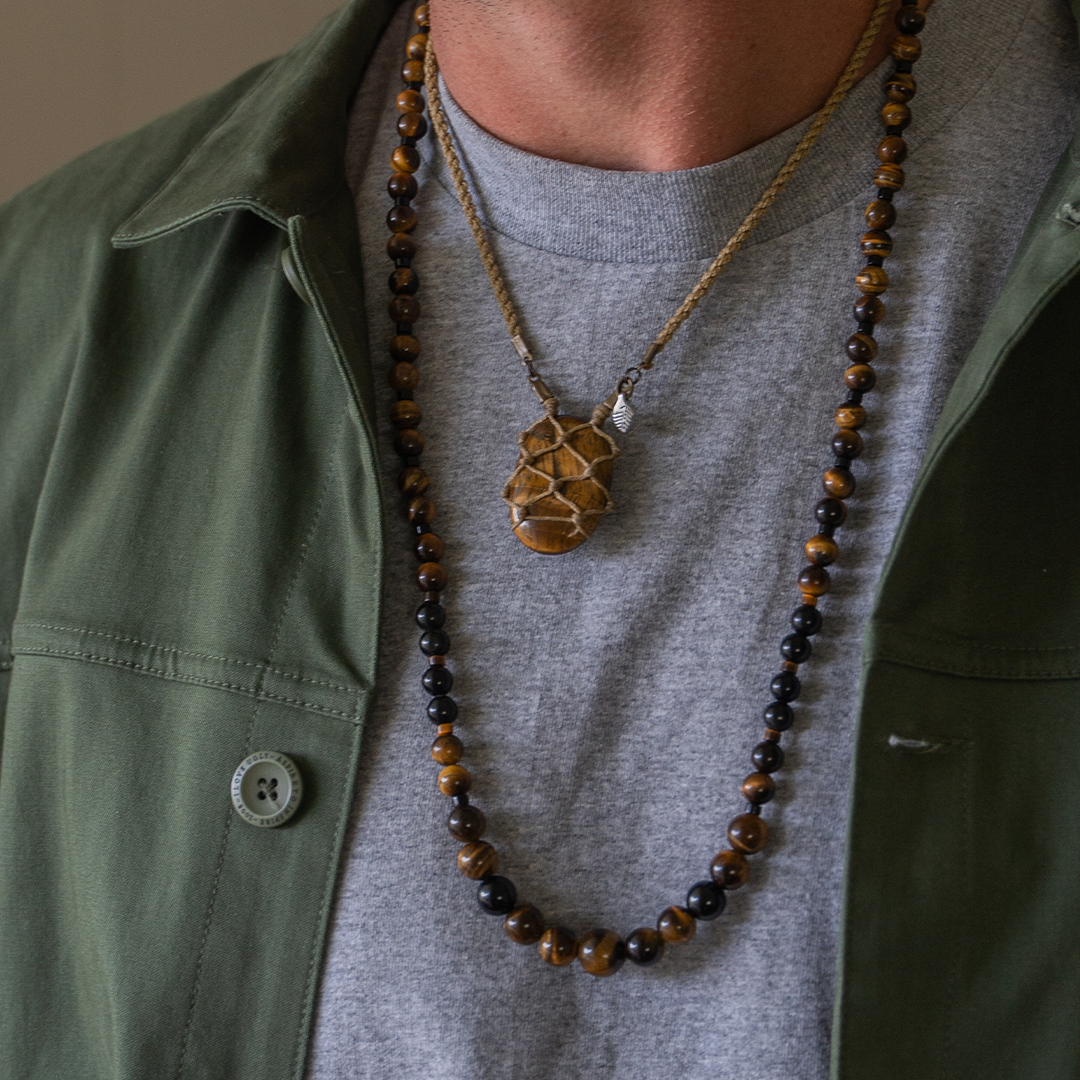 Tigers Eye Healing Bead Necklace