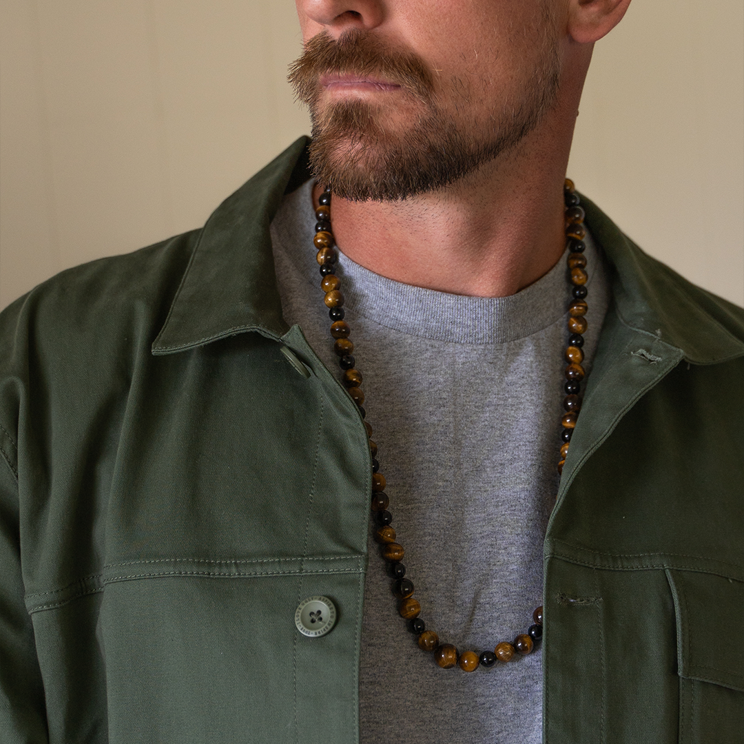 Tigers Eye Healing Bead Necklace