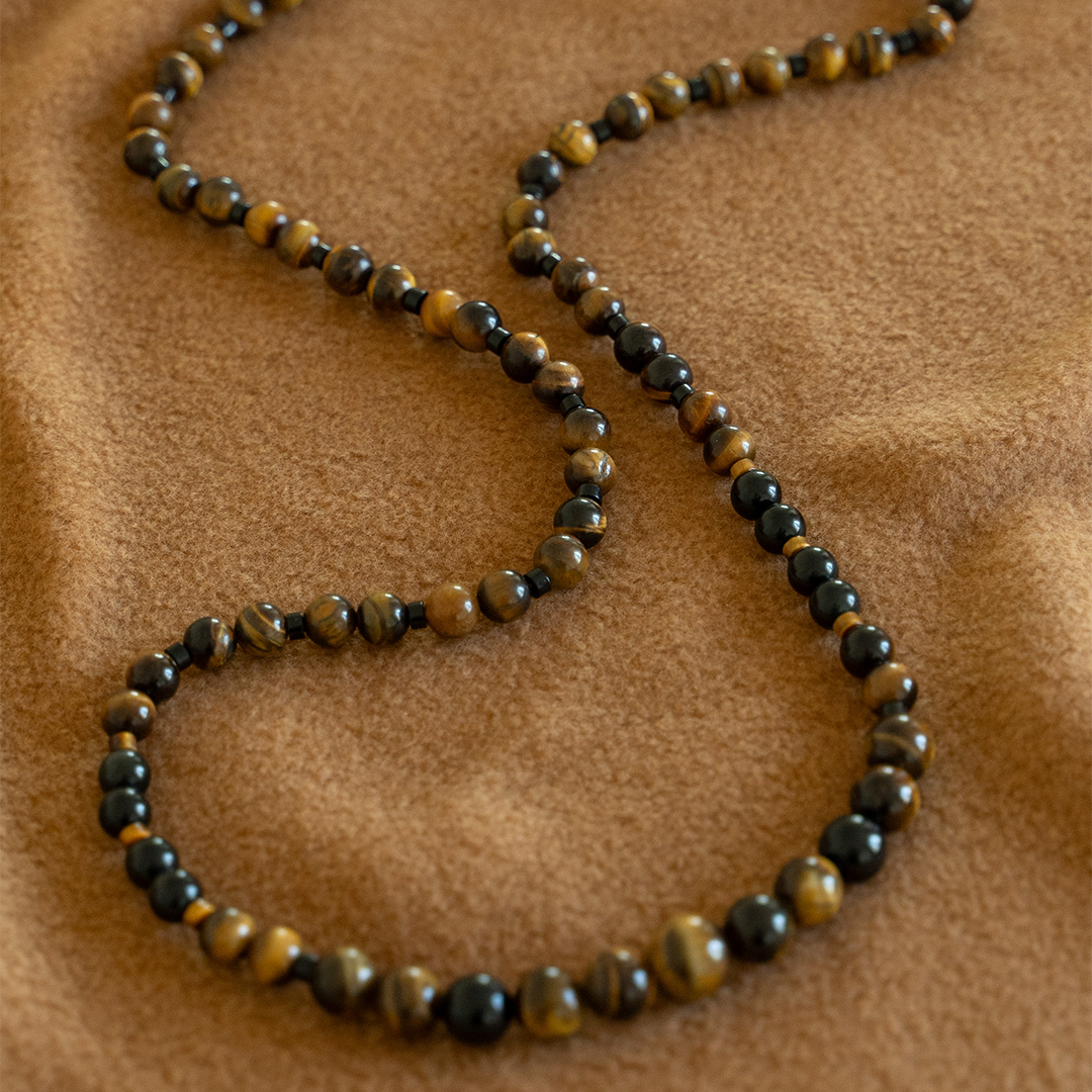 Tigers Eye Healing Bead Necklace